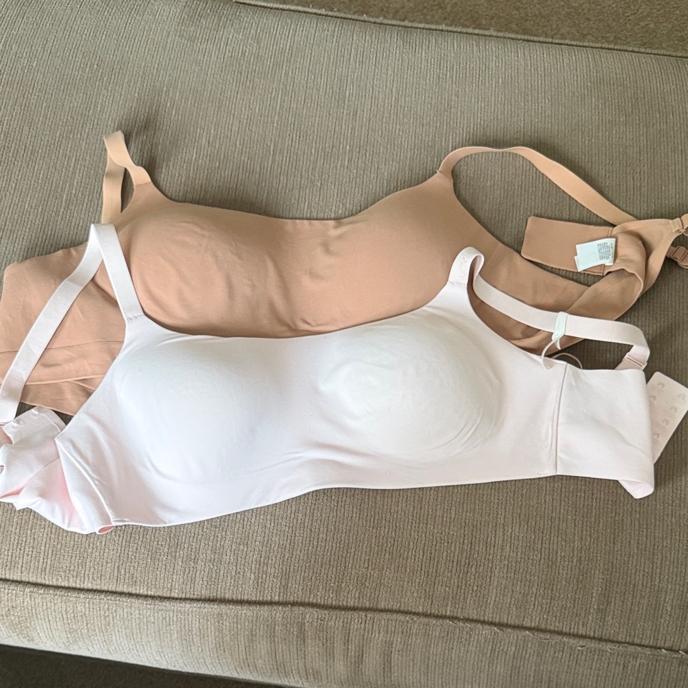 Aerie Women's Bras in Pink and Tan
